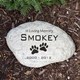 Our pet memorial stone is a special way to remember your special friend. The pet memorial garden stone is made of durable resin and has a real stone look. This Garden Accent Stones is designed for indoor or outdoor use. 
