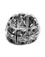 Fun and classy. This beautifully detailed ring sparkles with rhinestones!
