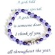 Celebrate a special religious occasion, birthday or even holiday with your godchild. Our Godchild gift bracelet is a keepsake gift idea is made with swarovski crystals and glass beads along with a silver cross bead on a stretch style bracelet. 