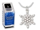 Genuine Austrian Crystals, Sterling Silver Finish, Beautiful Gift Box Floating down from heaven shimmering crystal stars. Snowflakes are unique creations, natures masterpiece they are. Just like a crystal snowflake, youre one of a kind its true. So enjoy this sparking tribute just for being you.
