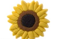 croc jibbitz sunflower