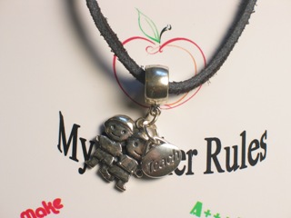 unknown Teacher Rules Necklace